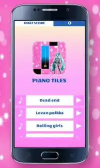 Hatsunemiku Piano Game Screen Shot 0