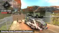 Offroad US Army Transporter Truck Driving Games Screen Shot 5