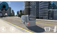 حافلة المدينة وقوف السيارات: تجربة قيادة حقيقية 3D Screen Shot 5
