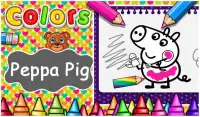 Coloring For Peppa Pig  -Peppa Pig Coloring Book Screen Shot 0