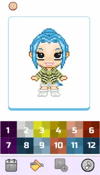Doll Piece Pixel Art Color By Number Screen Shot 5