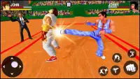 perkelahian games: karate games: fu kung permainan Screen Shot 1