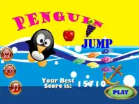 पेंगुइन हैप्पी कूद खेल Screen Shot 0