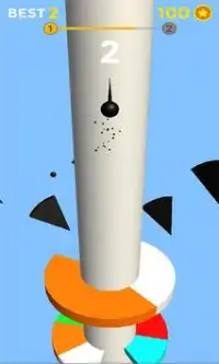 تبديل اللون دوامة Helix Ball Jump لعبة جديدة مجانا Screen Shot 1