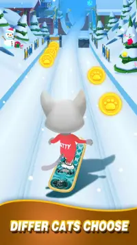 Talking Cat Dash 3D: Epic Pet Endless Run 2021 Screen Shot 0