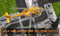 शहर हेलीकाप्टर बचाव Screen Shot 2
