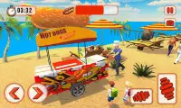 Hot Dog Food Delivery Boy Virtual City Life 3D Sim Screen Shot 0
