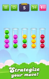 Ball Sort Puzzle: Candy Sort, Color Sorting Game Screen Shot 2