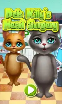 Pets Kitty's Heart Surgery Screen Shot 0