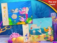 マーメイド (人魚) のパズル ゲーム - 簡単ゲームアプリ 幼児向け無料ゲーム Screen Shot 5