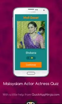 Malayalam Actress Actors Quiz Screen Shot 1