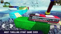 Impossible Bus Driving: Crazy Stunt Driving Sim Screen Shot 0