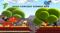 ninja samurai subway run Screen Shot 0