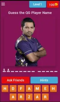 Quetta Gladiators Player Game Screen Shot 0