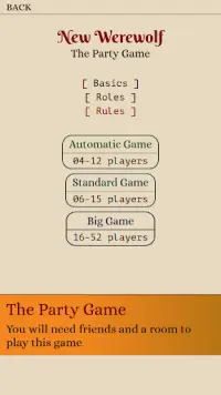 New Werewolf. The Party Game Screen Shot 0