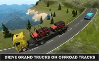 大型トラック トレーラー 4 x 4 貨物 Screen Shot 12