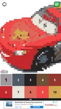 3D Cars Color by Number - LoPoly Pixel art Screen Shot 0