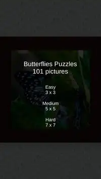 Butterflies Puzzles - 101 pictures Screen Shot 0