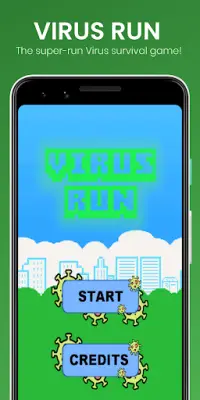 Virus Run – Clásico Juego Arcade De Supervivencia Screen Shot 0