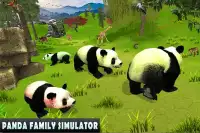 जंगली पांडा परिवार जंगल सिम Screen Shot 0