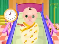 Bebé juegos de niñas fiebre Screen Shot 2