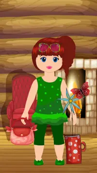 Küçük Kız Giydirme Oyunu - Moda Screen Shot 6
