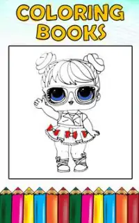 How To Color LOL Doll Surprise -Coloring Game Screen Shot 2
