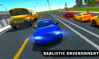 3D Extreme Car Driving Sim City Screen Shot 1