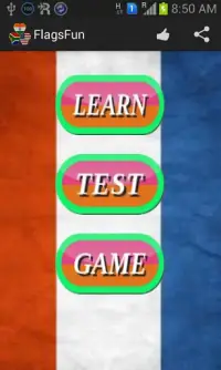 Learn Flags of world Quiz Screen Shot 1