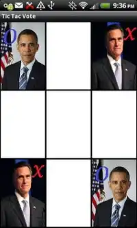 Tic Tac voto Pr.Obama v Romney Screen Shot 1