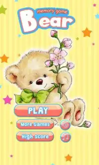 Bear Memory Game Screen Shot 0