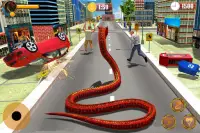 Angry Anaconda Snake Rampage: City Attack Screen Shot 6