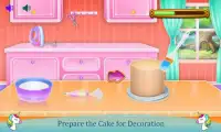 comida unicornio - pastel dulce arcoiris panadería Screen Shot 6