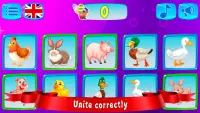 Smart games for kids: Where whose mom - animals Screen Shot 4