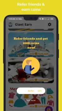 Giant Earn - Play Free Games and Earn Money Daily Screen Shot 5