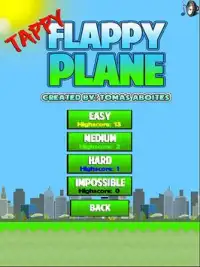 Tappy Flappy Plane Screen Shot 5