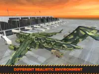 الجيش طائرة شحن مطار 3D Screen Shot 13