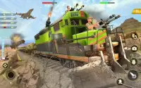Train Gunship Battle: Army train Shooting games Screen Shot 4