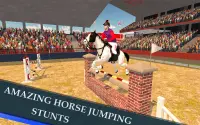 Horse Racing & Jumping Master 3D Stunts Screen Shot 0