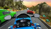 고속도로 오토바이: 자전거 게임 Screen Shot 3