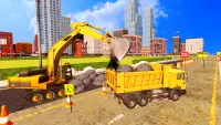 New York City Road Construction: construction game Screen Shot 0