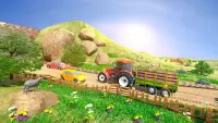 トラクター運転ゲーム：農業 Screen Shot 0
