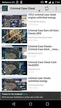 New Criminal Case Guide Screen Shot 1