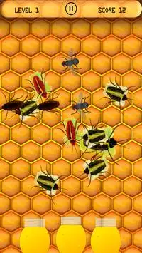 Honeycomb Defence - Bugs Smash Screen Shot 2