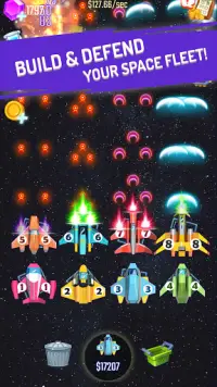 Spaceship Defender - Merge & Shoot Screen Shot 0