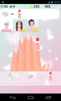 princess nail spa for girls Screen Shot 0