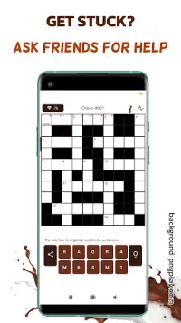 Choco Crossword Puzzle Online Screen Shot 2