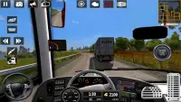 Euro Coach Bus Driving 3D Game Screen Shot 1