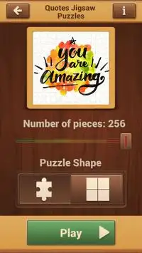 Motywujące Cytaty Puzzle Hry Screen Shot 3