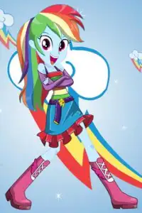Pony Cool Girls with Fluttershy Rarity Rainbow Screen Shot 2